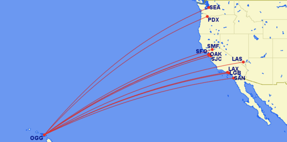 Hawaiian Announces New Phoenix To Maui Route