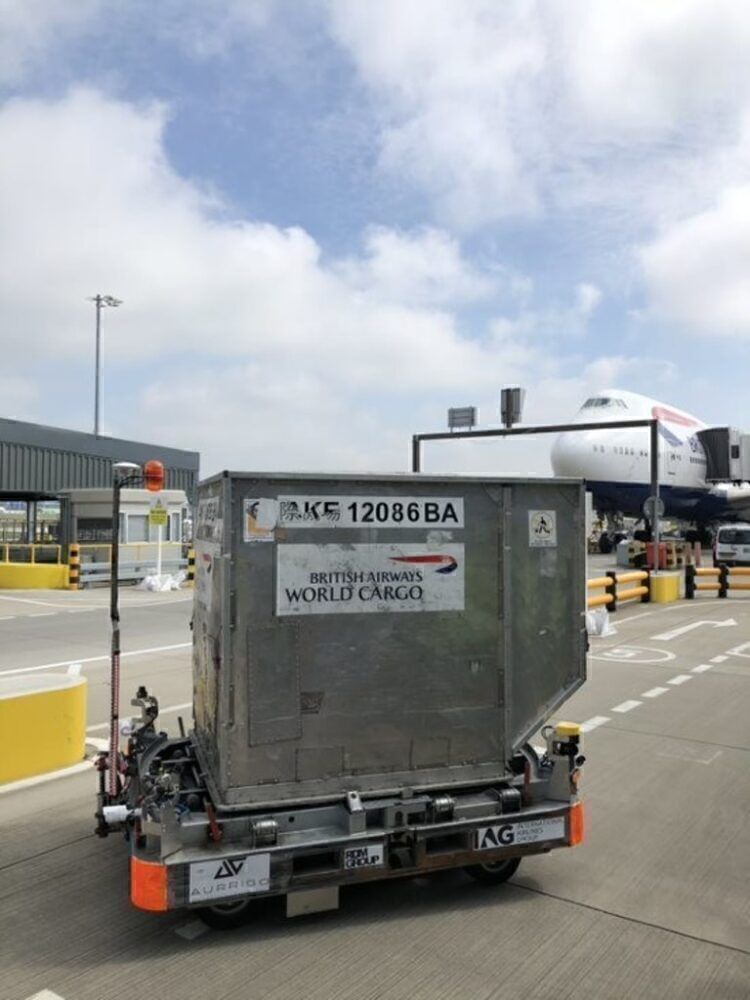 BA autonomous baggage cart