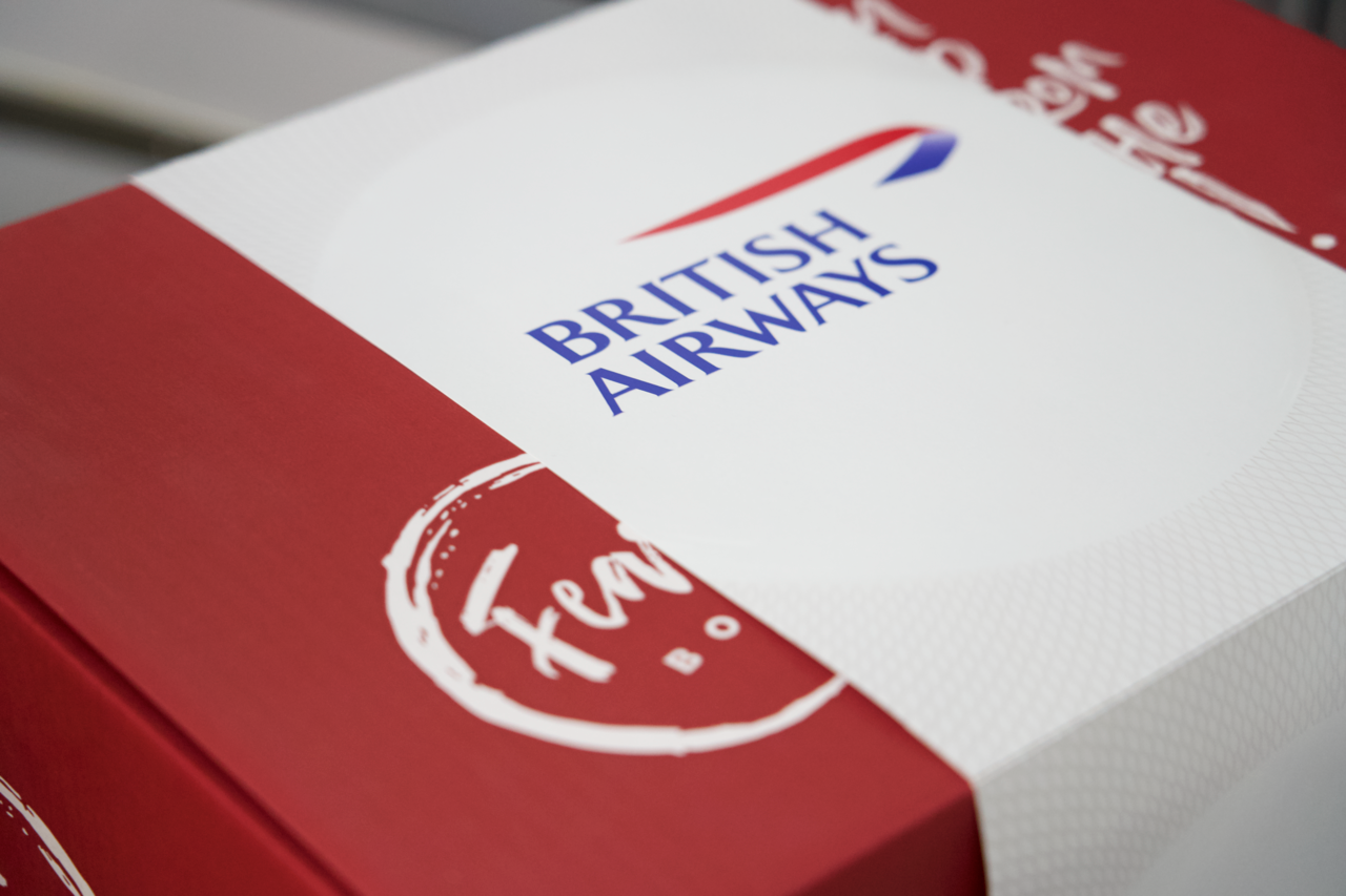 British Airways Meal Box