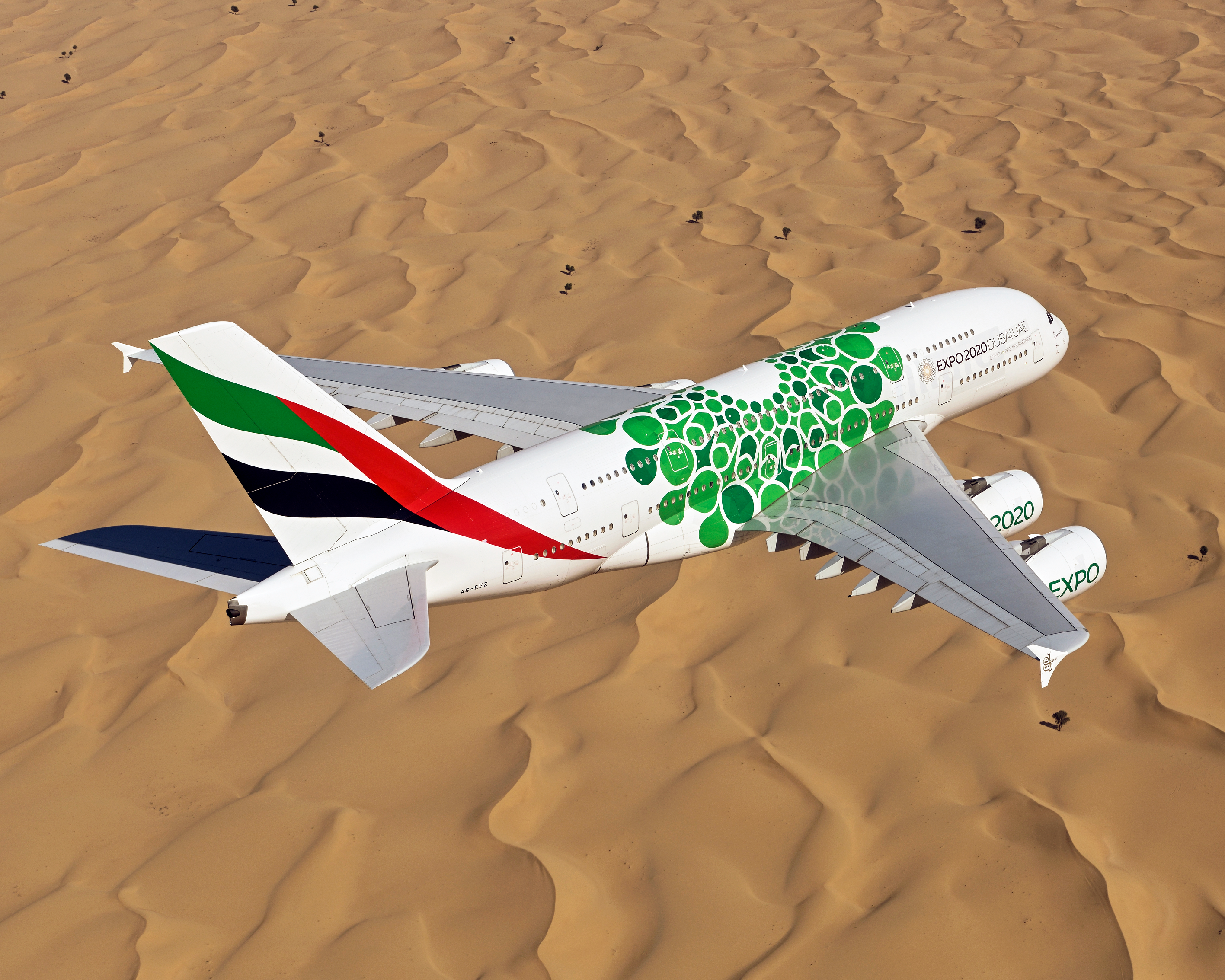 Emirates, Airbus A380, Amman