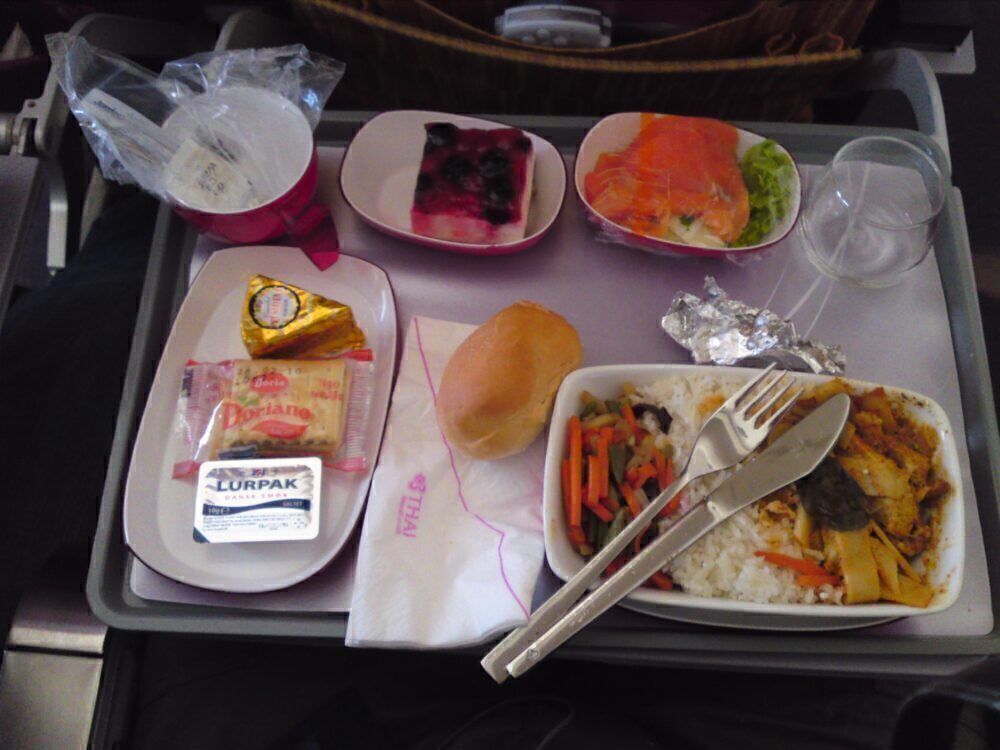 Thai Airways meal