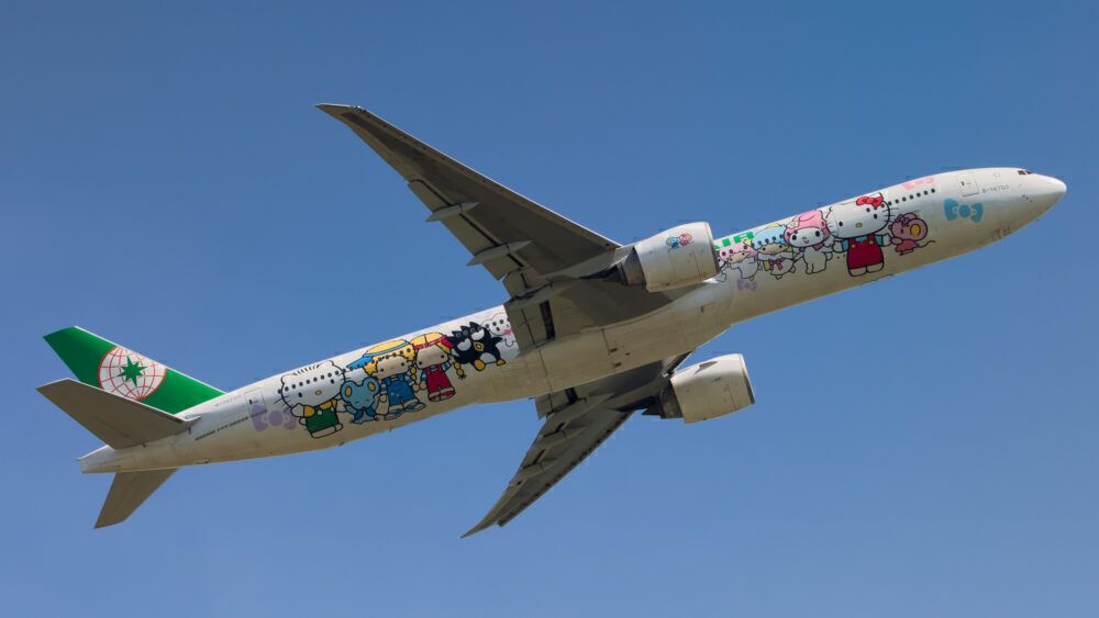 EVA Air Boeing 777-300ER (Hello Kitty)