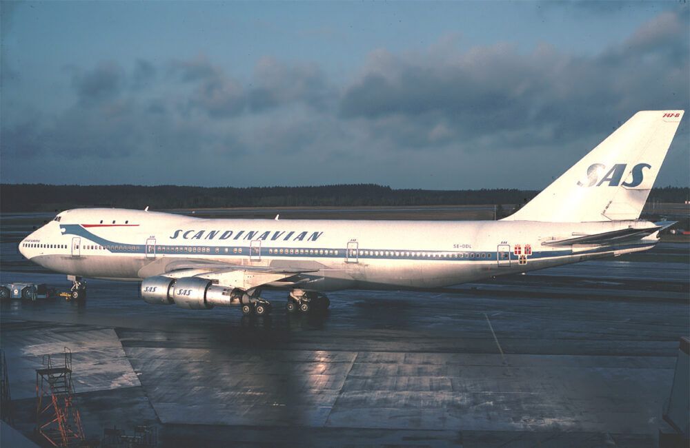 SAS Boeing 747