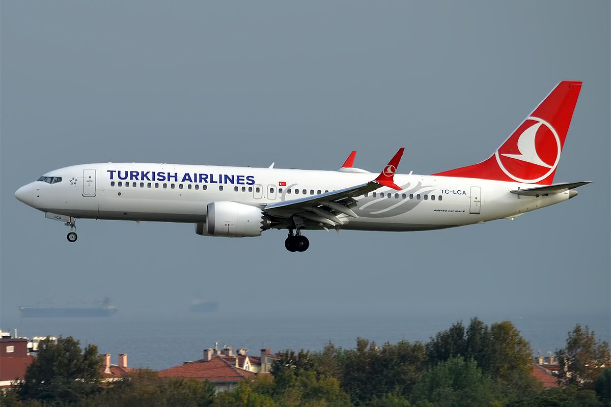 Turkish Airlines, TC-LCA, Boeing 737-8 MAX
