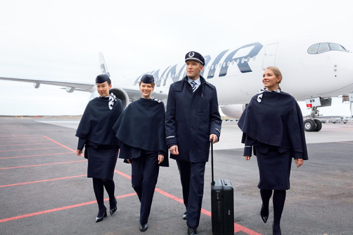 Finnair A350 crew