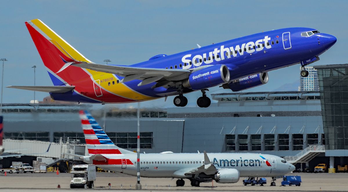 Southwest & American Boeing 737s