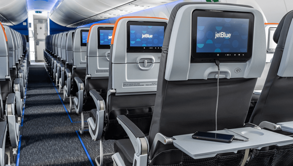 JetBlue A220 cabin