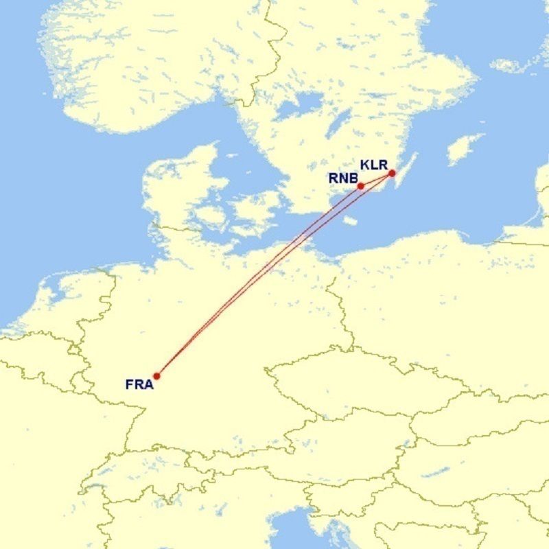 Air Dolomiti Swedish Route New