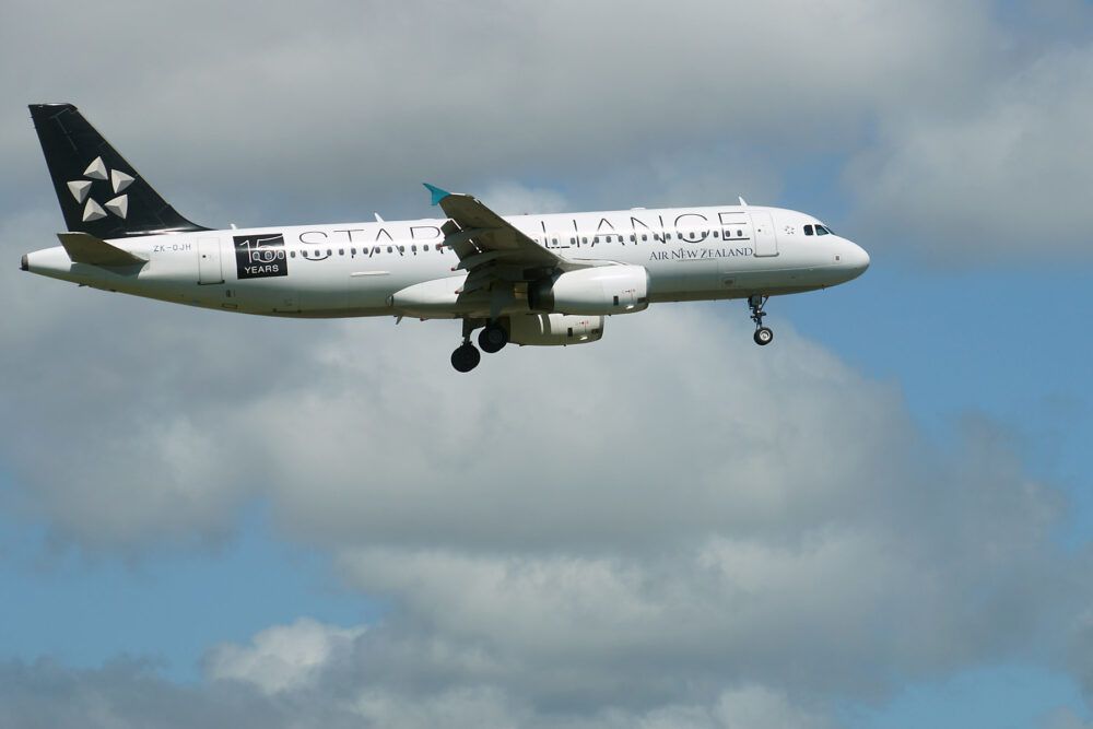 Air New Zealand Airbus A320 Star Alliance Livery