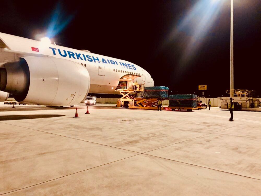 Turkish Airlines passenger to cargo