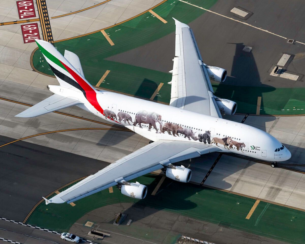 Emirates, Airbus A380, Manchester