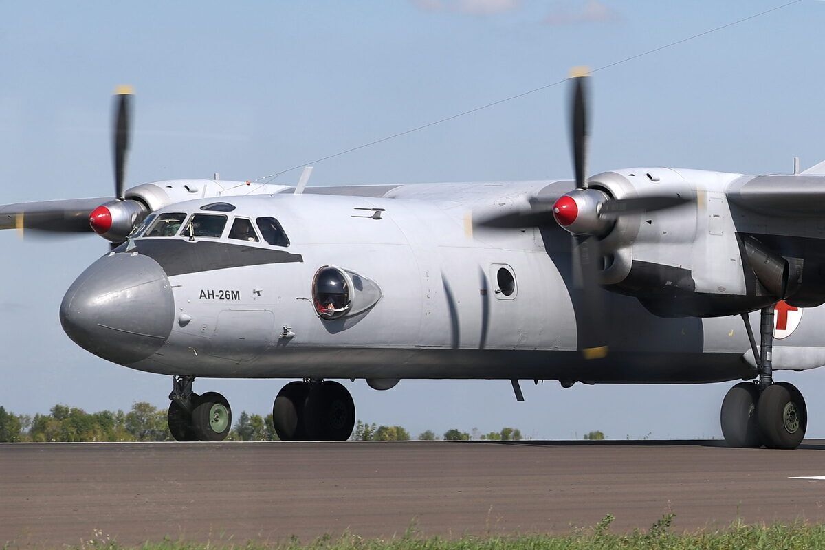 Antonov, An-26, lost propeller