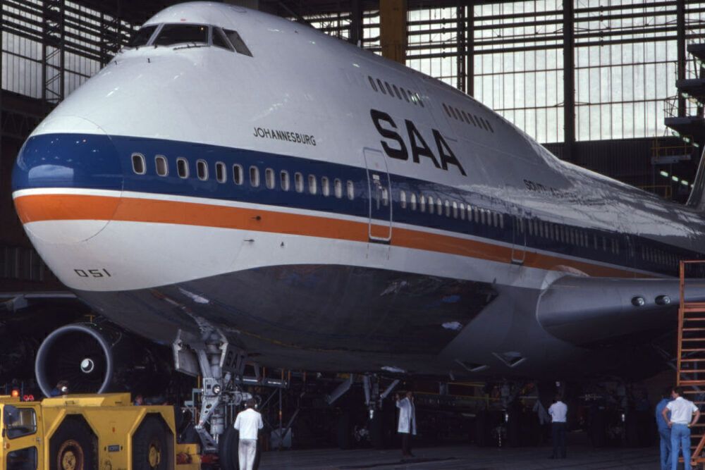 South African Airways Boeing 747-300 Getty