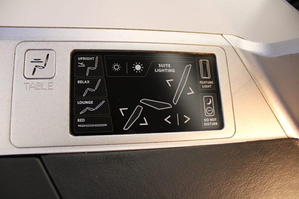Seat Control Panel