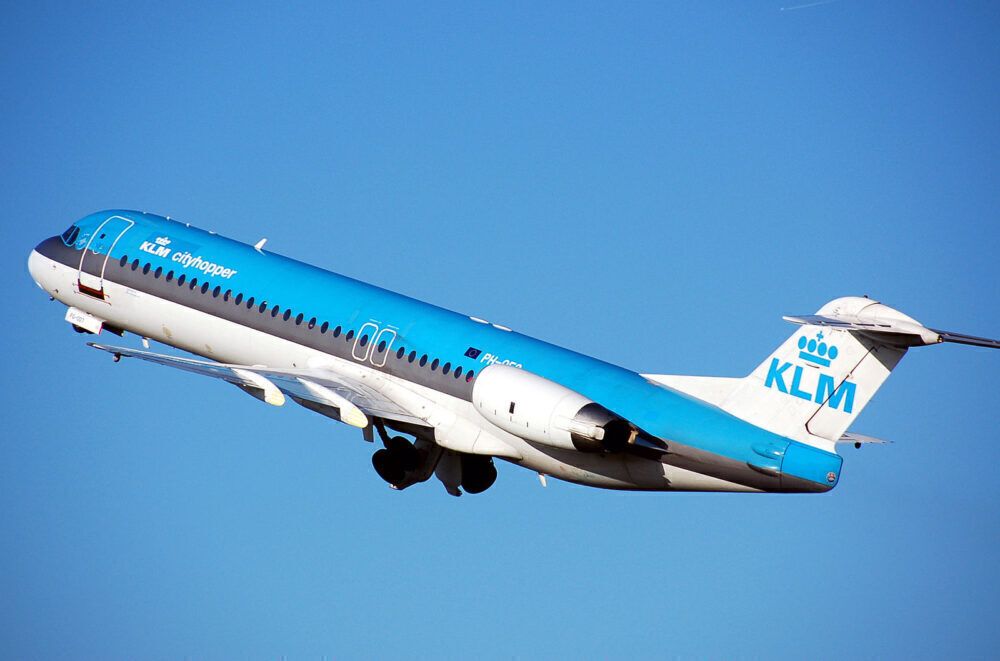 KLM Cityhopper Fokker 100