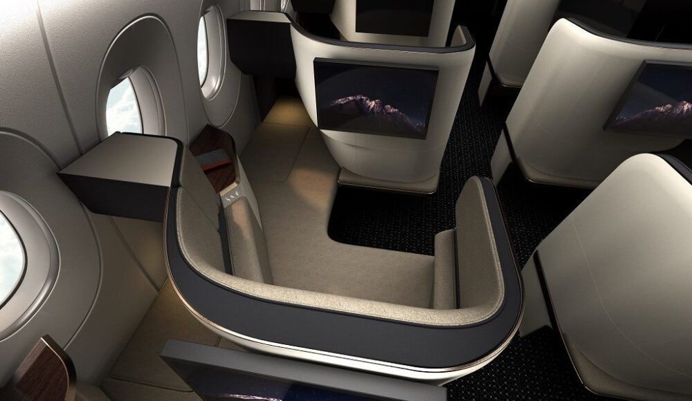 A Look At This Manual Lie Flat Airline Seat: No Need For Mechanisms