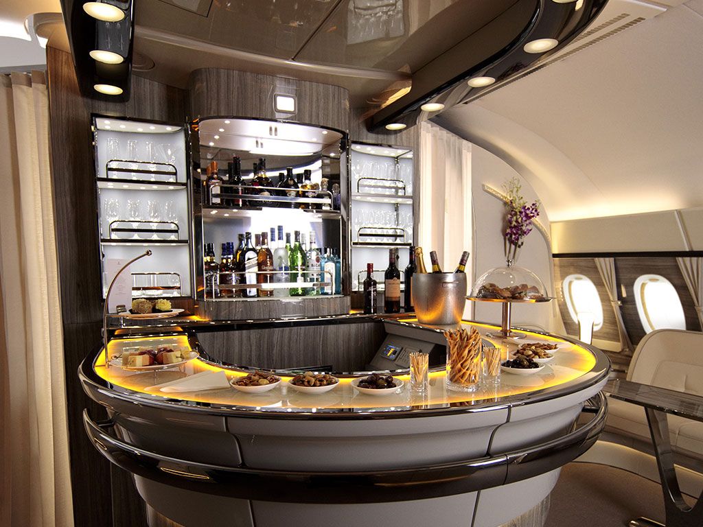 The Story Of The Emirates Airbus A380 Bar
