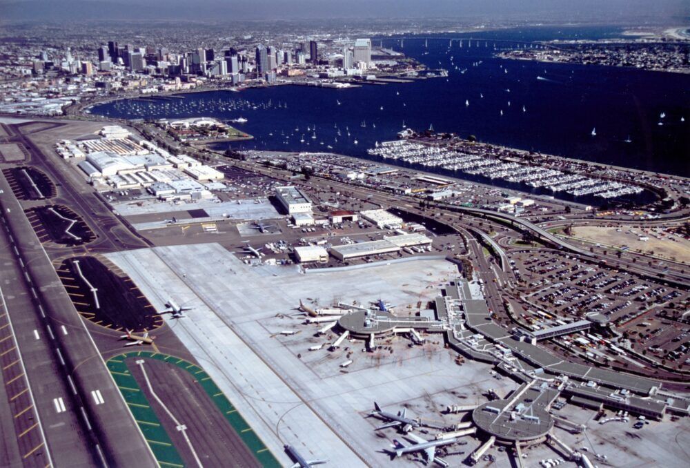 San Diego Airport aerial view