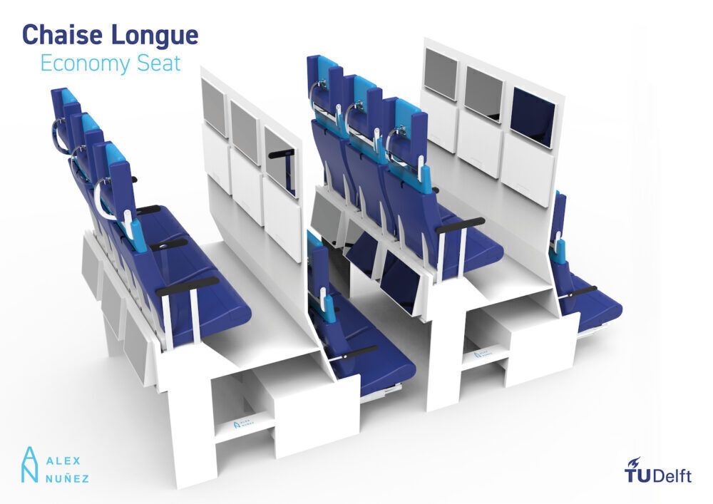 Chaise Longue economy class seat