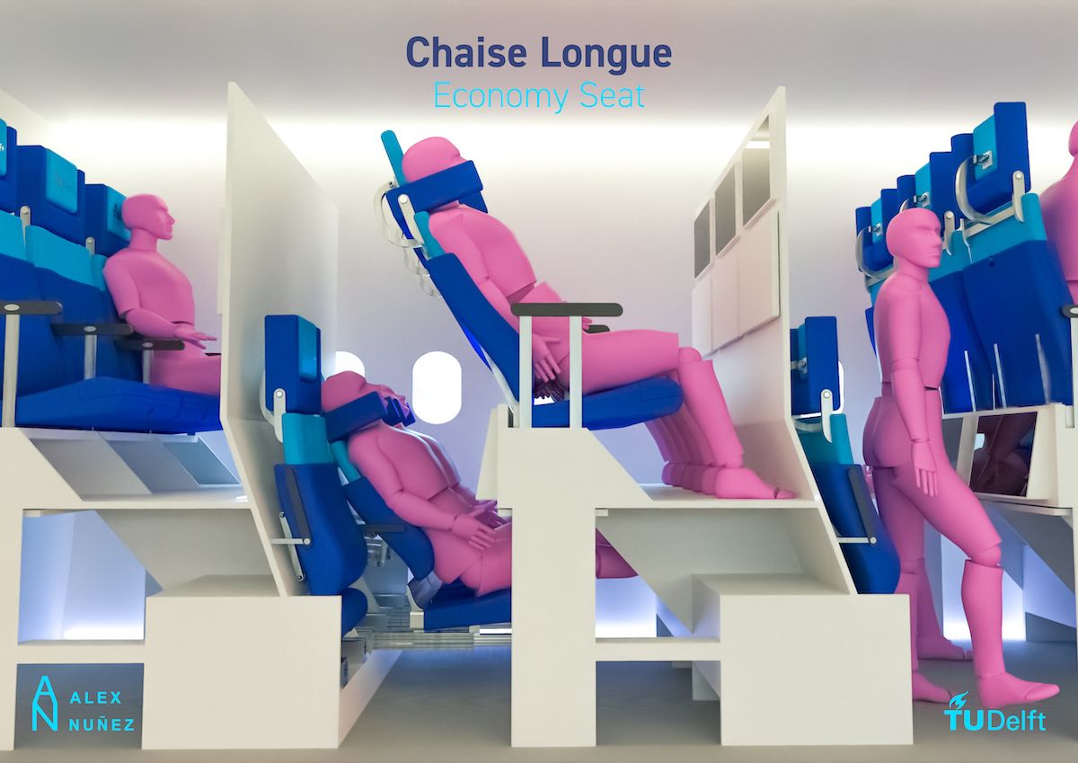Chaise Longue economy class seat