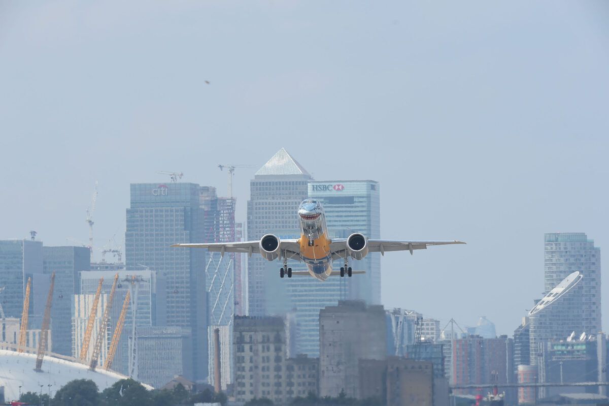 Embraer, London City, Steep Approach
