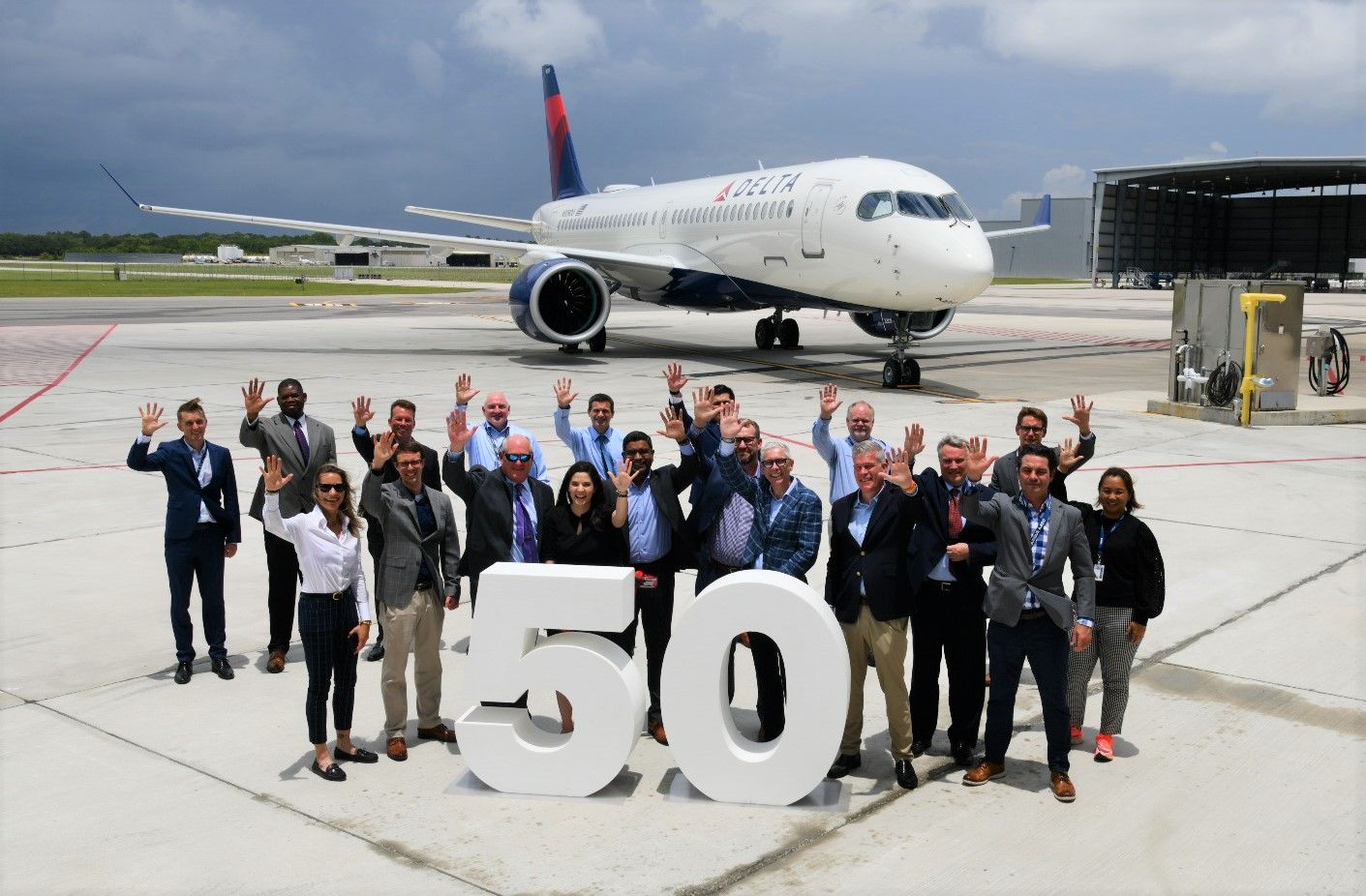 Delta Airbus 50th A220 Delivery