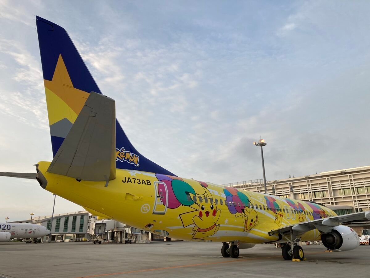 Skymark Airlines Pikachu jet