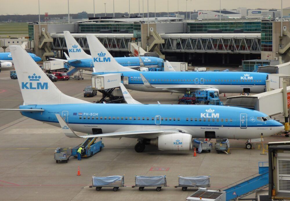 KLM Boeing 737s Amsterdam