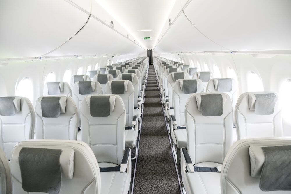 airBaltic A220 interior
