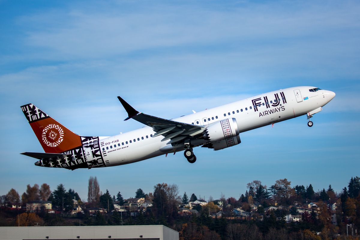 Fiji Airways, Boeing 737 MAX 8, Delivery