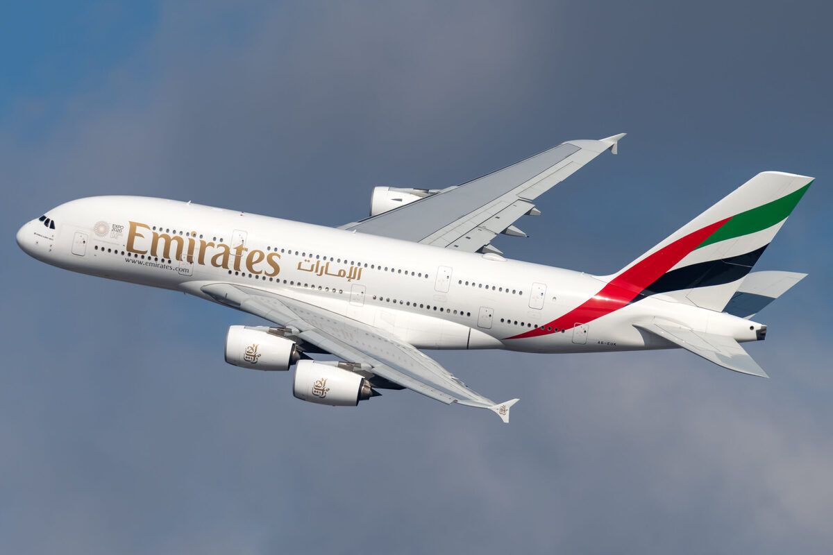 Emirates, Airbus A380, Mauritius