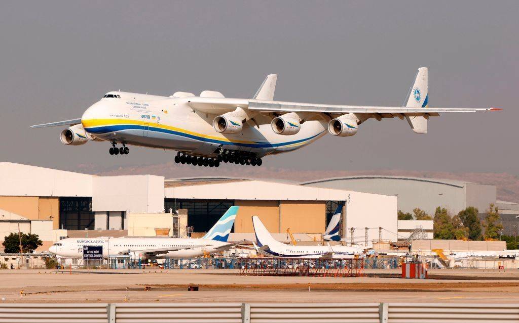 The aircraft has an empty weight of 285 tons and a payload of 250 tons. Photo: Getty Images