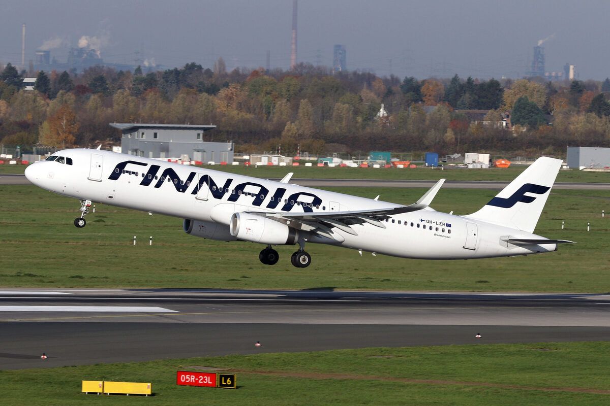 Finnair A321, Passenger numbers, June 2021