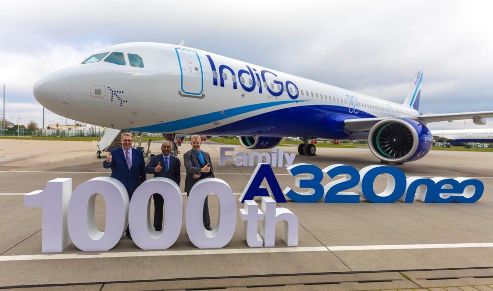 IndiGo 1,000th A320neo Family Aircraft