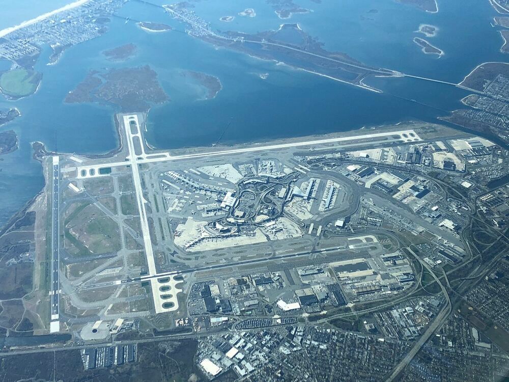New York JFK from the air