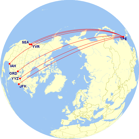 EVA Air routes