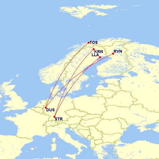 Eurowings routes