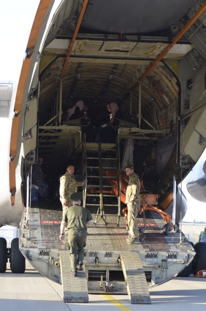 Ukrainian Il-76 Kabul evacuation