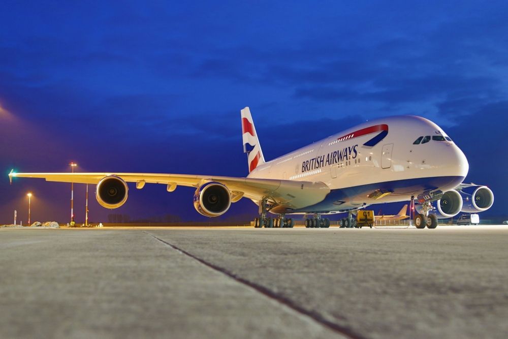 British Airways, Airbus A380, March 2022