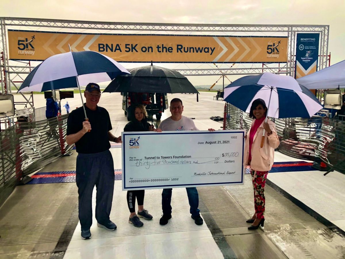 Nashville International Airport Holds A 5K On A Runway