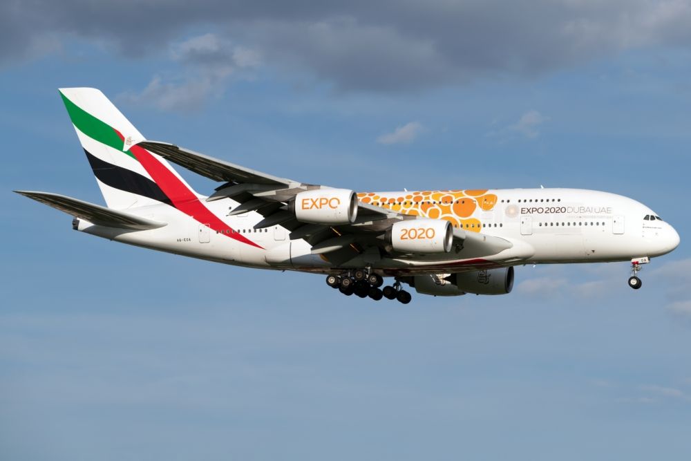 Emirates, Airbus A380, August Schedule