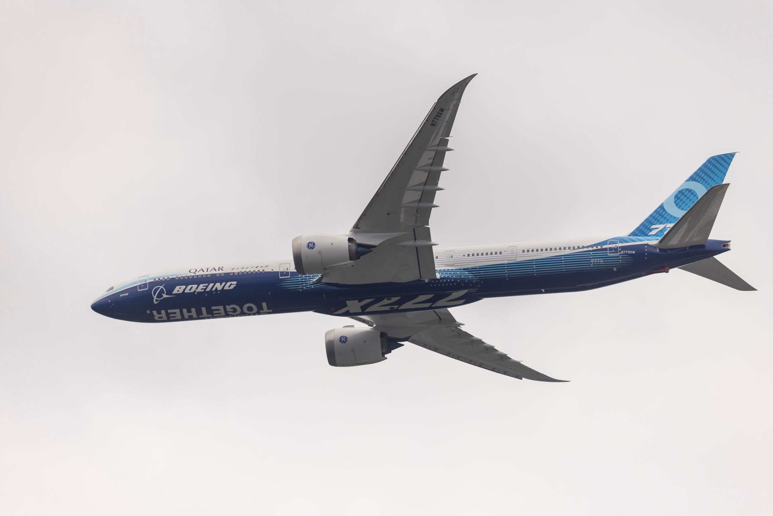 Boeing Classic 777X flyover