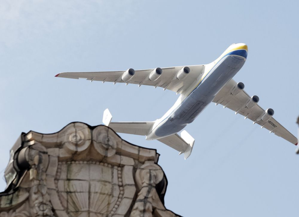 An-225 flypast ukrainian independence