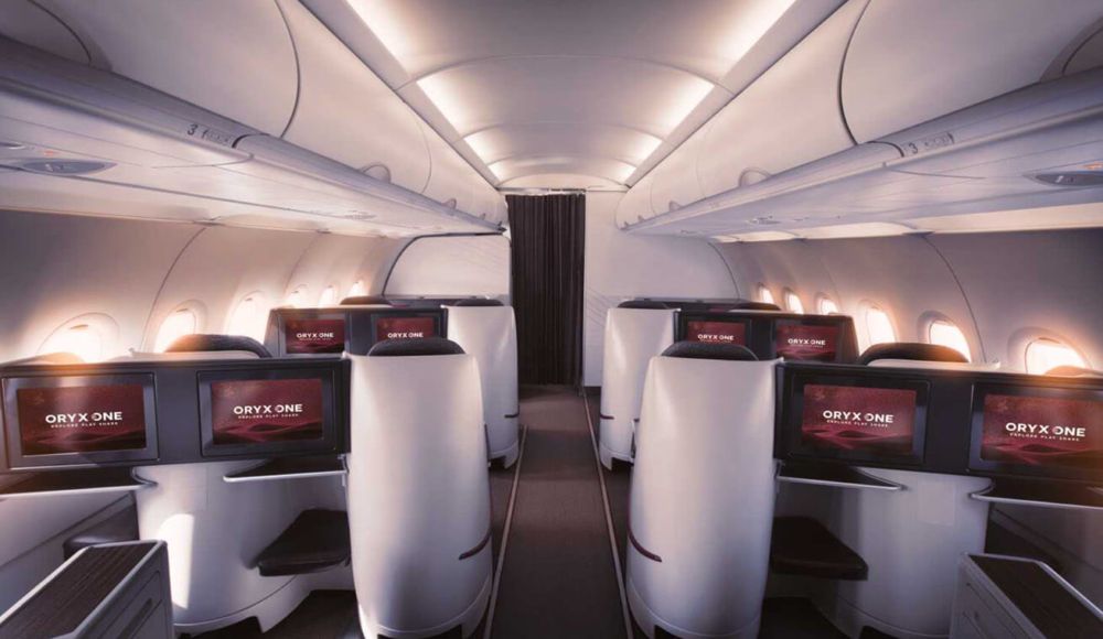 Qatar Airways A320 Business Class Lie Flat Seats