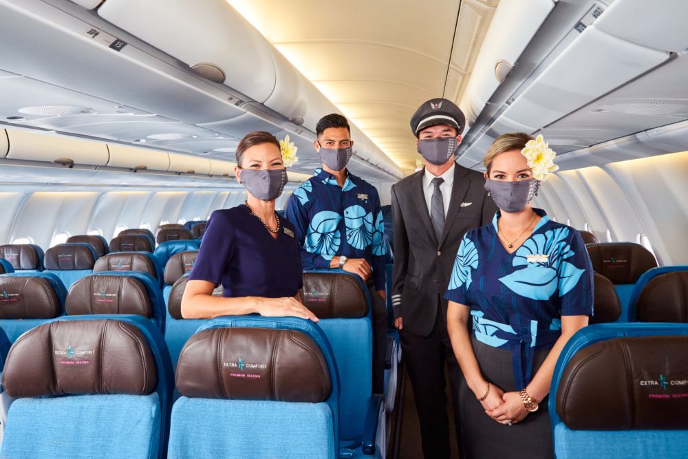 Hawaiian Airlines A330 crew