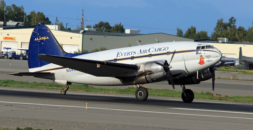 Everts Air Cargo Curtiss C-46