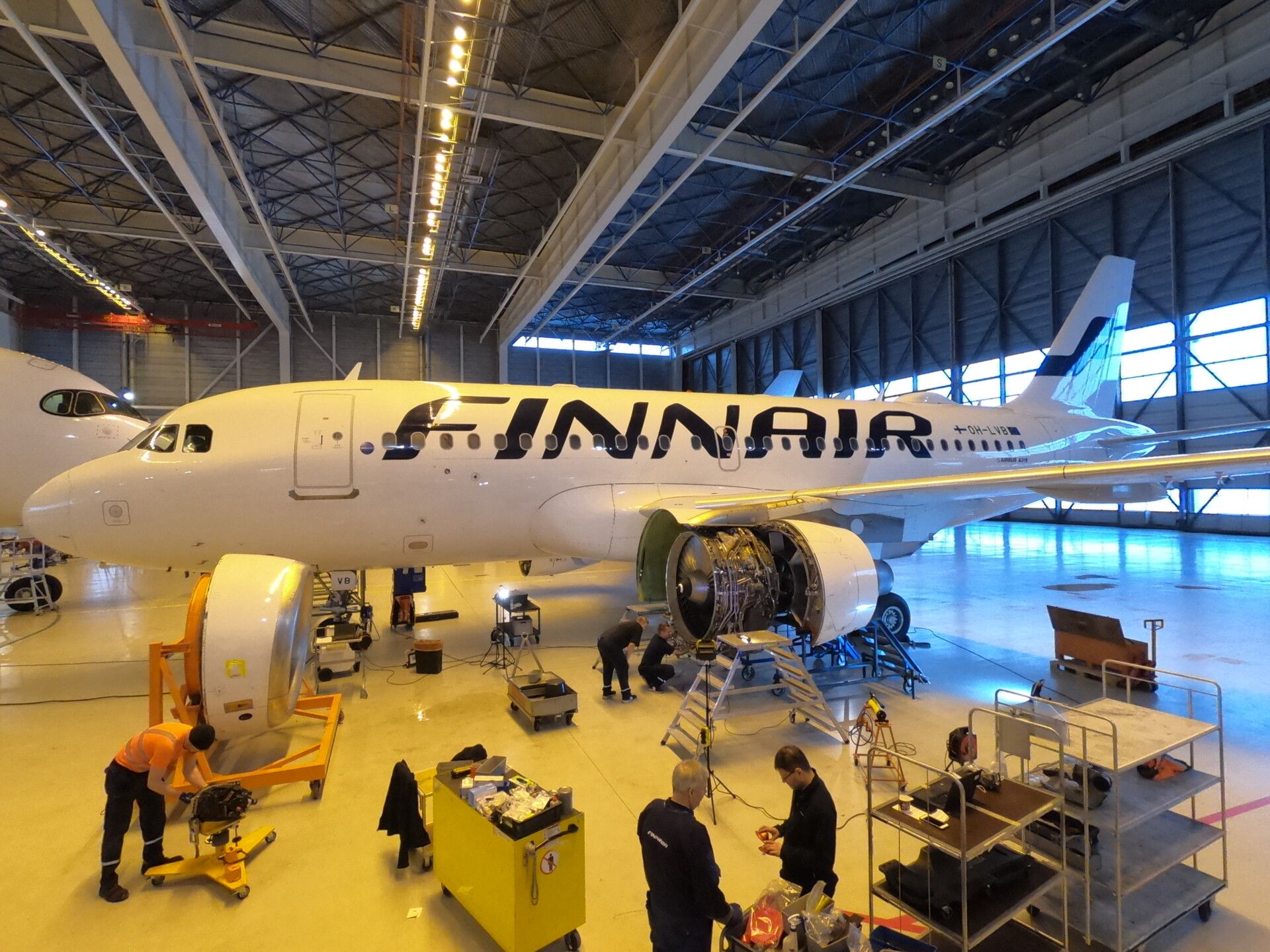 Finnair, Airbus A319, Recycled