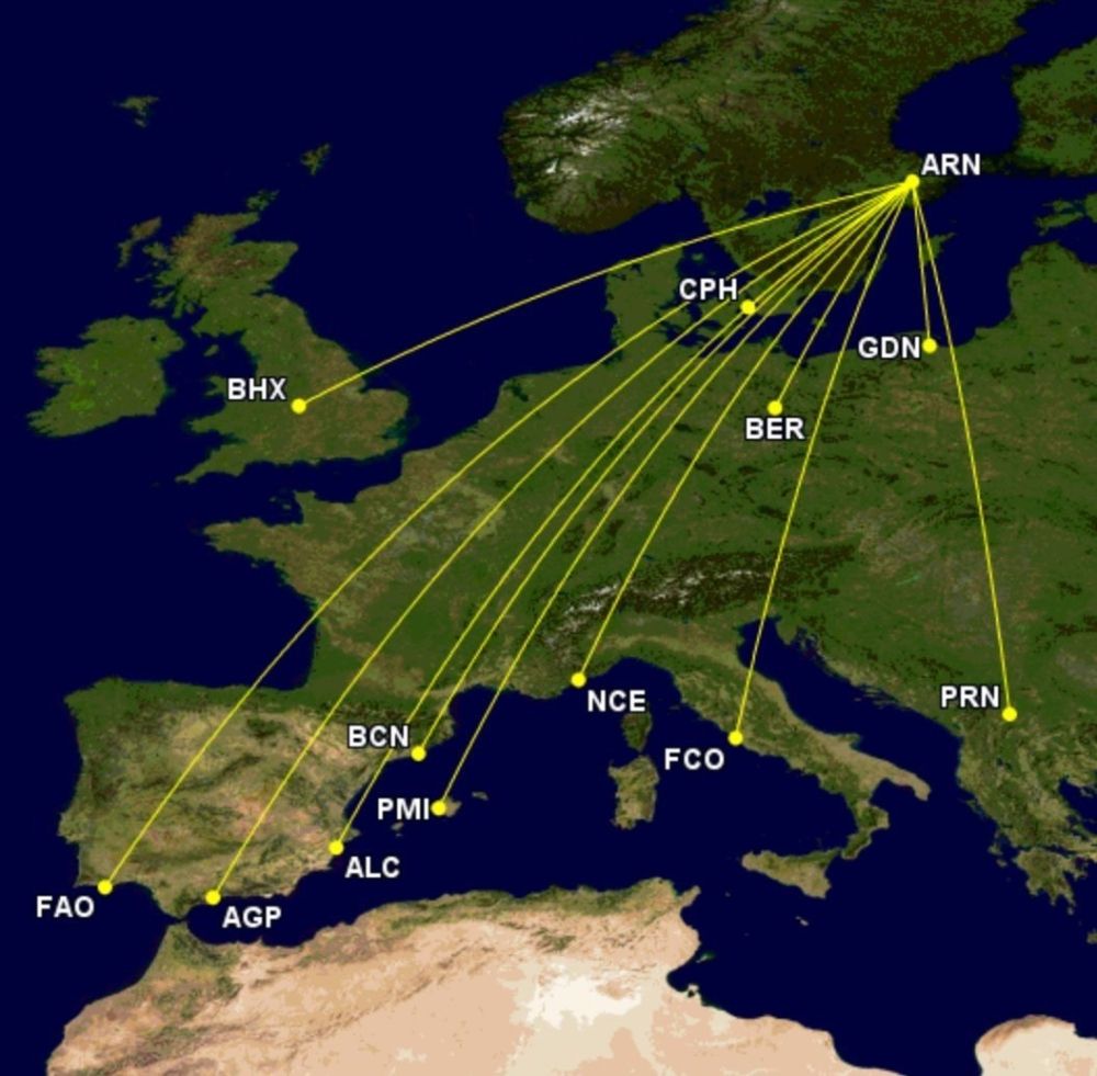 Eurowings coming Arlanda routes