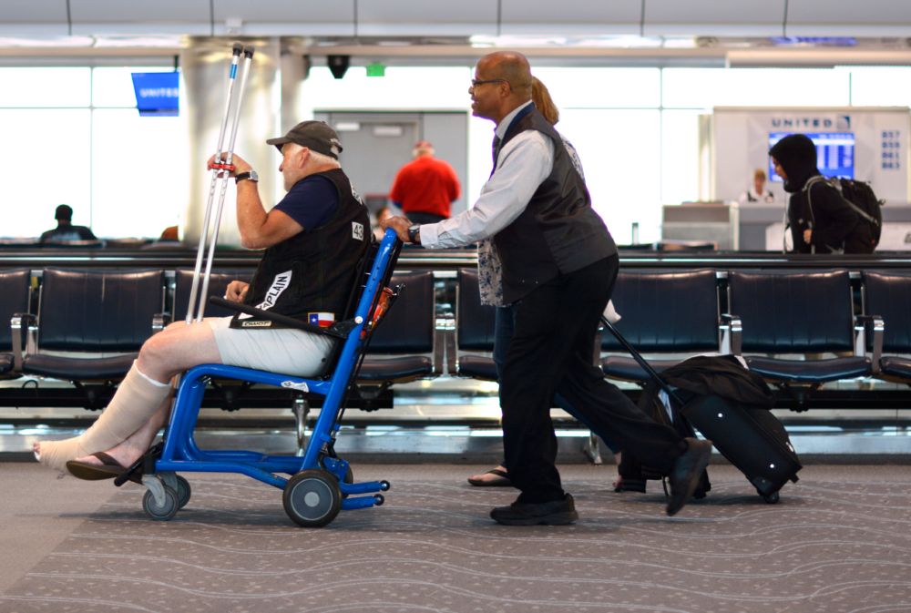 Airport wheelchair