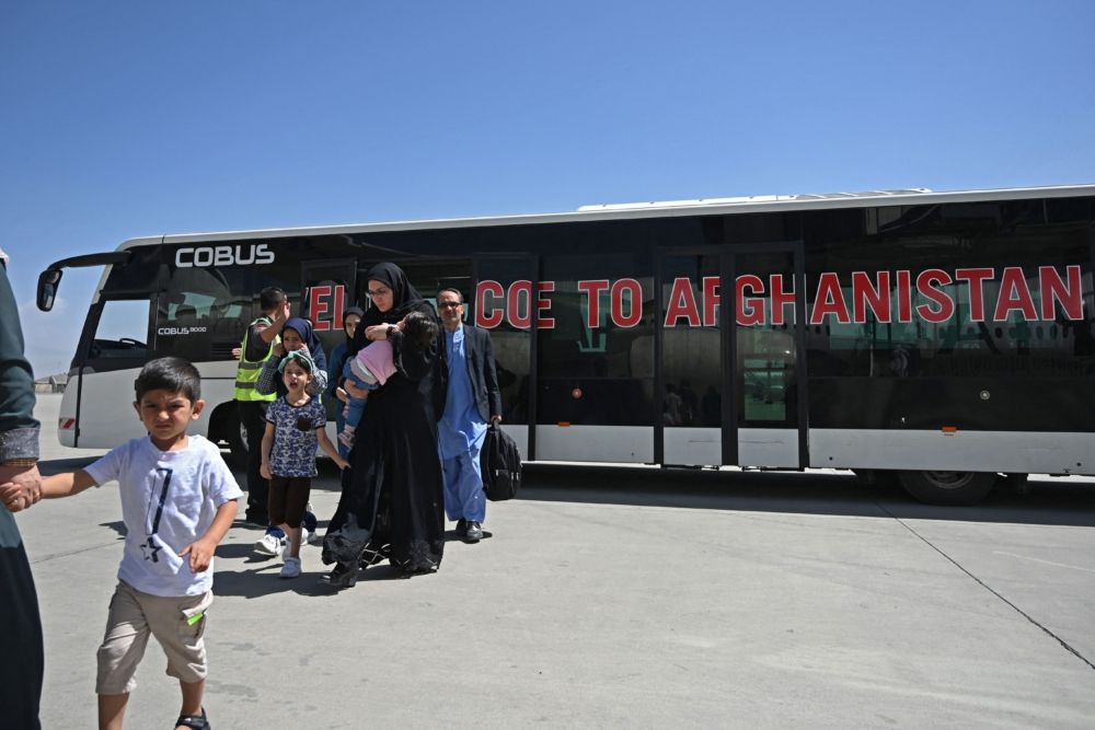 Kabul shuttle bus